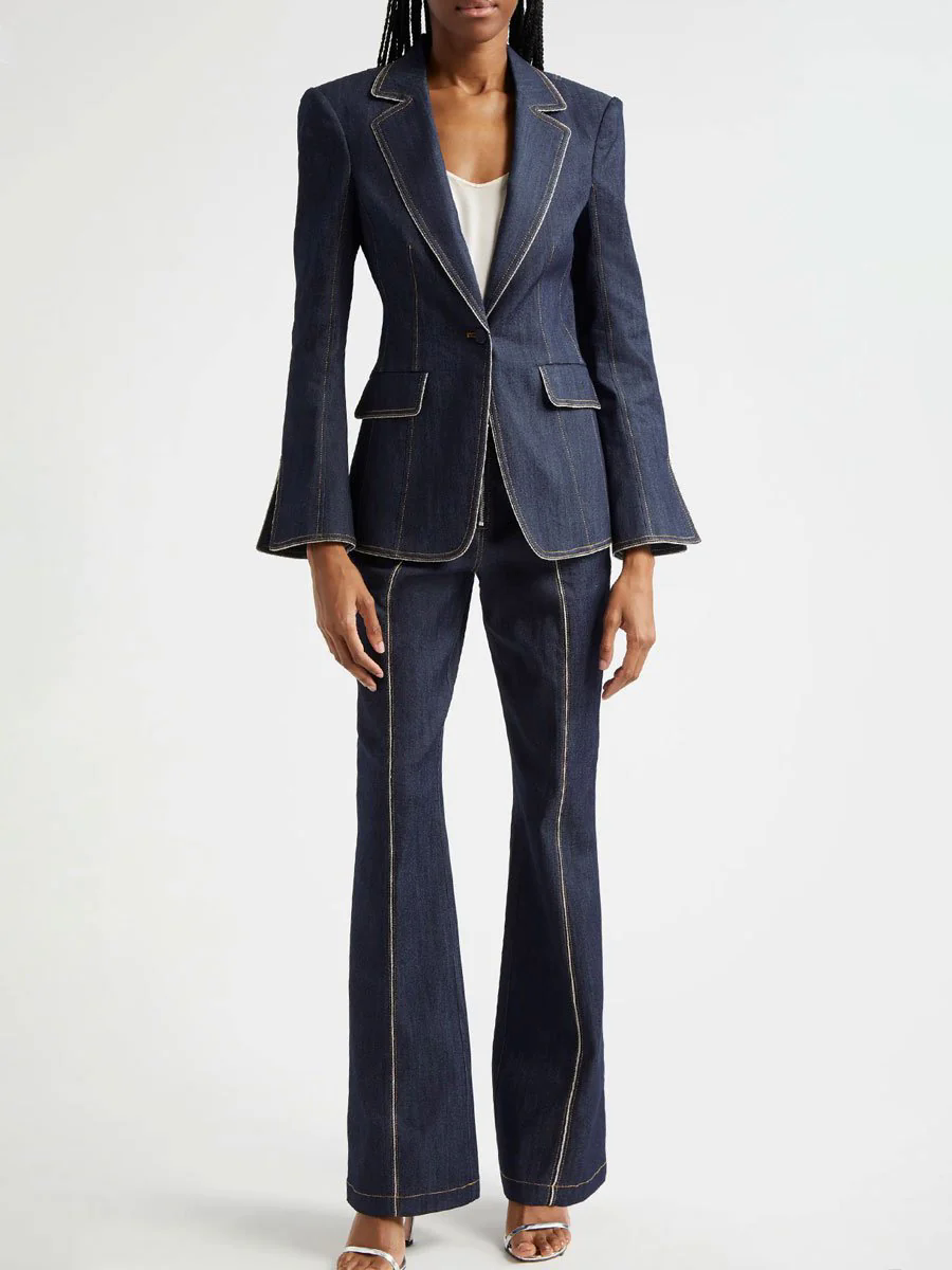 【24-hour shipping out】Vintage Zipper Flare Jeans